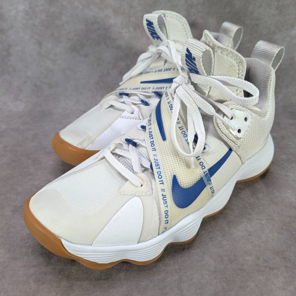 Nike React Hyperset White Game Royal Blue Gum CI2956-140 Womens Size 7.5 Shoes